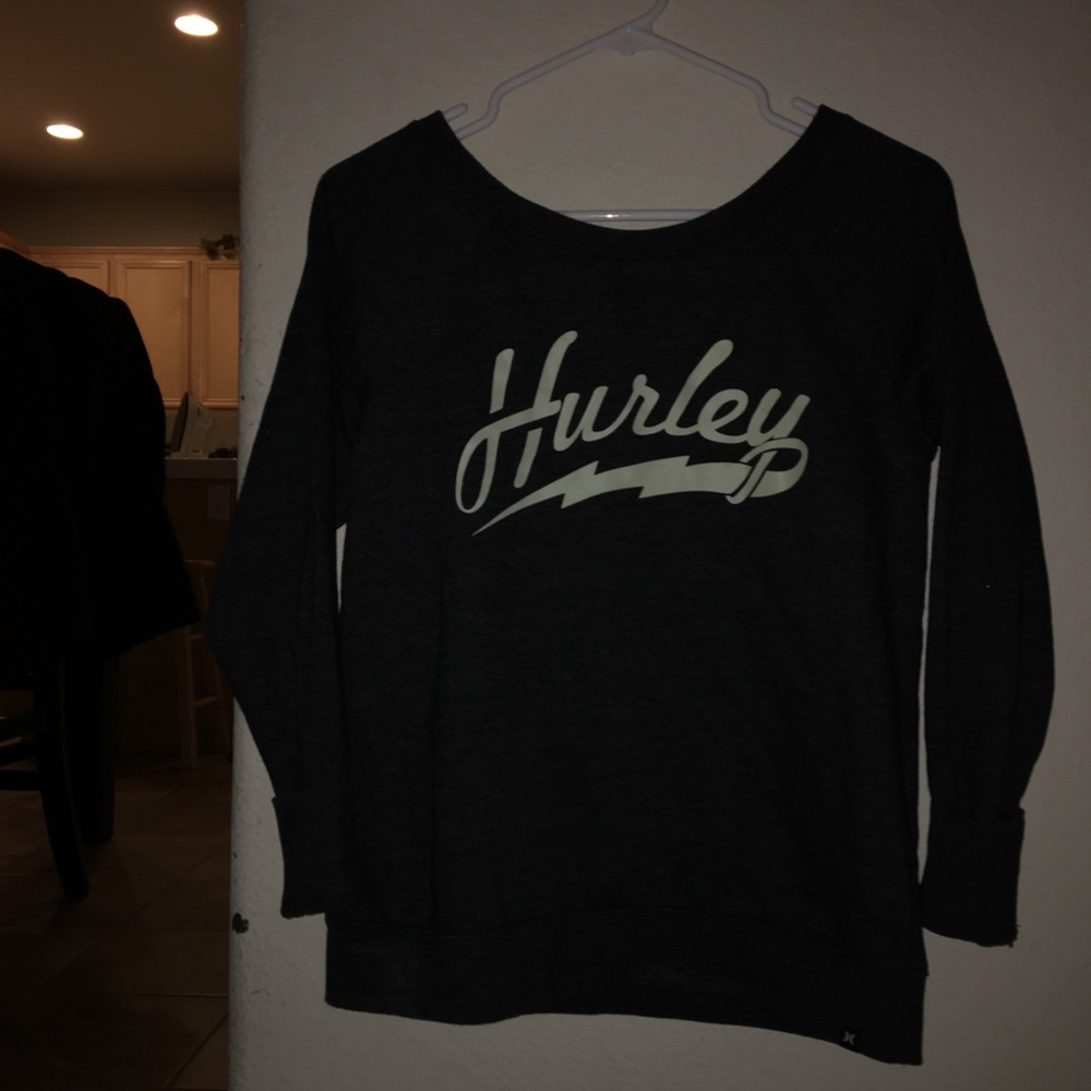 grey Hurley sweatshirt